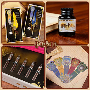 Pluma de inmersión de aleación de zinc con diseño de pluma retro europea, en caja, para regalo de negocios, temporada de graduación, regalo para estudiantes, sello. - Product Image 4