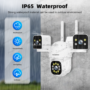 Hongglobal <span class=keywords><strong>12MP</strong></span> 6K 3 ống kính <span class=keywords><strong>IP</strong></span> Mạng Ngoài trời an ninh thông minh Video <span class=keywords><strong>Camera</strong></span> IPC360 nhà PTZ <span class=keywords><strong>HD</strong></span> không dây 360 nhà surveil CCTV <span class=keywords><strong>Camera</strong></span> - Product Image 6