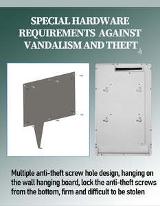 Sinmar Wall Mount 15 17 19 21 24 27 inch Android 11 RJ45 cảm ứng điện dung màn hình <span class=keywords><strong>LCD</strong></span> Công nghiệp Màn hình máy tính - Product Image 5