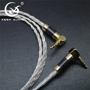 <span class=keywords><strong>สาย</strong></span>สัญญาณเสียง <span class=keywords><strong>DIY</strong></span> 8 แกน OFC ชุบเงิน หัวเสียบสเตอริโอ 3.5 มม. สำหรับลำโพงและมอนิเตอร์ - Product Image 4