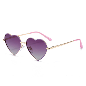 Cute Children Heart for Colorful Polarized UV400 Protection PC Frame 10 Colors Unisex <b>Sunglasses</b> - Product Image 3
