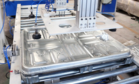 Station d'assemblage de machine auxiliaire IBC fourre-tout automatique de 1000 litres Cage de traitement des métaux cintrage pour ligne 220V/380V hydraulique