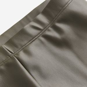 กางเกงเลกกิ้งเล่นโยคะสีดำแบบกำหนดเองสำหรับผู้หญิงสไตล์เซ็กซี่คลับวัสดุโพลีเอสเตอร์ผ้าสแปนเด็กซ์สีพื้นล้าหลังสำหรับวิ่งโยคะ - Product Image 5