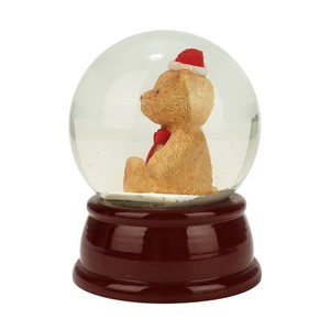 Dễ thương Gấu 3D bức tượng tuyết toàn cầu vật liệu nhựa tùy chỉnh động vật mô hình điêu khắc nhà hiển thị phòng trang trí nội thất đồ trang trí Giáng sinh - Product Image 6