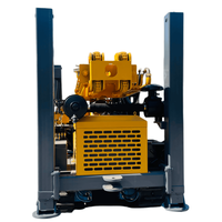 Foreuse de puits d'eau sur chenilles FYX180, profondeur 180m, fonctionnement pneumatique hydraulique DTH, moteur diesel 55KW, machine de forage de puits