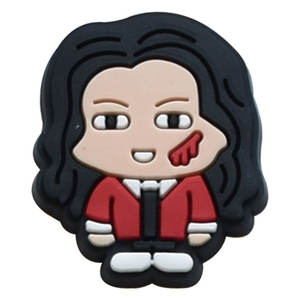 Personaje Avatar Precio de fábrica Pulsera de PVC de goma extraíble Zueco Decoración Encantos <span class=keywords><strong>Stranger</strong></span> <span class=keywords><strong>Things</strong></span> Shoe Charms para venta al por mayor - Product Image 4