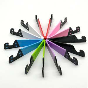 Promotion Gifts Custom LOGO Cellphone <b>Stand</b> Universal Lazy Mobile V Shape Plastic Mobile Phone Holder - Product Image 5