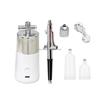 Nouvelle pistolet aérographe sans fil 900 mAh pour barbier, salon de coiffure, nail art, coloration DIY, recharge USB