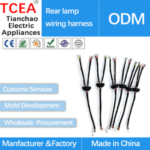 定制 FLR9Y-B0.35mm² PVC 铜线束总成，带外壳 1318774-1 端子 1123343-1，用于汽车尾灯系统 - Product Image 3