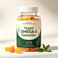 Gummies Oméga-3 EPA DHA Haute Puissance en Gros Sans Arrière-goût de Poisson Complément Alimentaire pour Adultes et Enfants