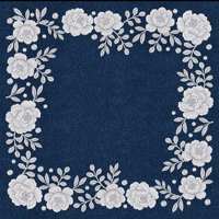 Tapis de Mahjong de Luxe en Néoprène Chambray Blossom Mat, en Rouleaux, pour Jeux de Casino et de Poker, Conception Portable, En Stock