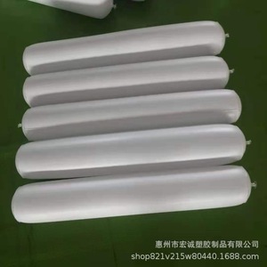 Bastón de Yoga Inflable de PVC, 80*10 cm, Cilindro de Práctica Blanco Resistente para Fitness - Product Image 1