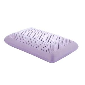 Bantal busa memori infusi Lavender fungsional warna ungu Solid leher penjualan laris - Product Image 1
