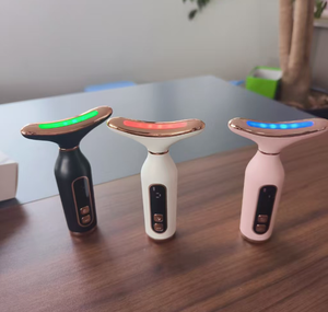 Electric Neck & Face Massager Anti-Wrinkle Neck Device Home Photon Skin Rejuvenation & Facial Vibration Beauty <b>Machine</b> - Product Image 6