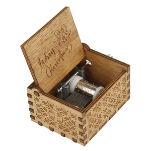 Di Music Box di legno regalo del bambino con musica personalizzata di dialogo canzone - Product Image 2