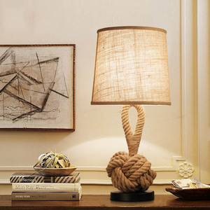 Lámparas Colgantes de Estilo Retro Vintage Americano, Británico y Europeo, de Tamaño Mediano, con Cuerda de Cáñamo, para Decoración del Hogar y la Oficina - Product Image 3