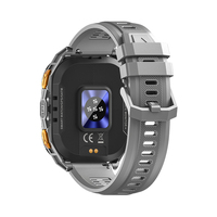 Montre connectée pour homme X5 avec écran AMOLED, GPS, altimètre, pression atmosphérique, boussole, étanche 5ATM, pour l'extérieur, avec batterie 530mAh