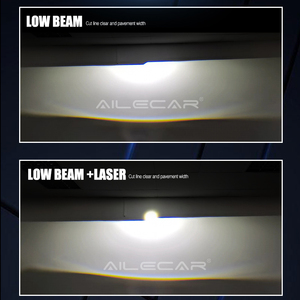 Lentille de projecteur Bi <span class=keywords><strong>LED</strong></span> avancée 12V 5500K 70W phare automatique amélioré <span class=keywords><strong>3</strong></span> pouces matrice projecteur de voiture lentille de phare Laser 2 pièces Pack - Product Image 6