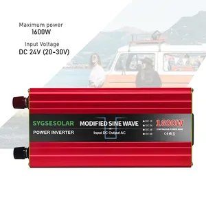 SUYEEGO Dual USB alta calidad DC a AC inversor 12V 220V 3000W alta frecuencia Micro onda sinusoidal modificada 3kva inversor de corriente