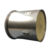 Filtre à particules diesel (FAP) arrière universel en céramique d'acier inoxydable OLITEC Euro V pour moteur de camion poids lourd diesel SCR
