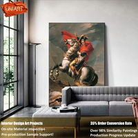 Uniart 100% Art Mural Peint à la Main Napoleon Shenzhen Dafen Reproduction Peinture à l'Huile Oeuvre d'Art Suspendue Peintures Murales Pour La Maison