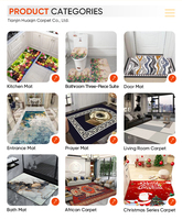 Tapis de sol personnalisable en soie et laine pour salon, texture douce et dos antidérapant, idéal pour l'aménagement intérieur moderne