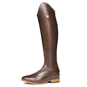 <span class=keywords><strong>Botas</strong></span> de equitación altas de cuero de grano completo premium OEM ODM con cremallera lateral para <span class=keywords><strong>mujer</strong></span>, estilo <span class=keywords><strong>cowboy</strong></span> - Product Image 2
