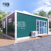 Maison mobile de luxe de 20 pieds, en kit, 2-3 chambres, préfabriquée en bois, bureau modulaire, hôtel, cabane, mini-maison préfabriquée, villa