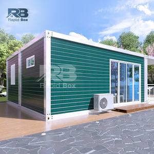 Luxuriöses 20-Fuß-Mobilheim, Flachpack, 2-3 Schlafzimmer, Holz-Fertigmodul, Büro, Hotel, Kabine, Tiny House, vorgefertigtes Containerhaus, Villa - Product Image 2