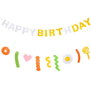 Guirnalda de Cumpleaños con Diseño de Margaritas, Decoración Floral para Fiestas Infantiles - Product Image 4