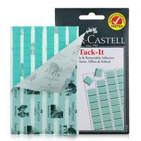 Outil de nail art Faber-Castell : Autocollants en argile bleue, argile à modeler multifonctionnelle, adhésif réutilisable, carte de couleurs pour faux ongles à enveloppement complet