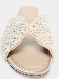 ZA 2026 – Nouvelles sandales plates respirantes style français à bout ouvert avec perles <span class=keywords><strong>pour</strong></span> <span class=keywords><strong>femme</strong></span>, idéales <span class=keywords><strong>pour</strong></span> la plage et les vacances - Product Image 4