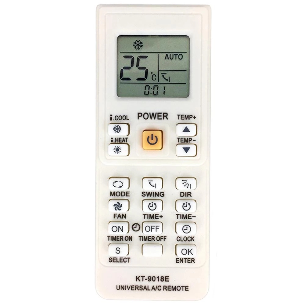 Высокое качество AC KT-9018E общие дистанционное управление для AUX воздуха переменного тока