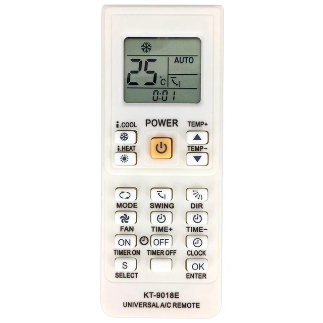 High Quality AC KT-9018E General Remote Control for AUX Air AC