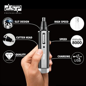Recortador de vello nasal Dsp 3 en 1, recortador unisex portátil recargable por USB para hombres y mujeres - Product Image 2