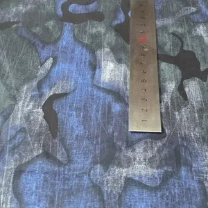 Custom 50D 100% Polyester Material Ripstop Woven Waterproof Camouflage Floral Printed Pongee Fabric