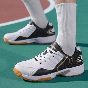 Nuovi Arrivi <span class=keywords><strong>Scarpe</strong></span> da Tennis OEM Ergonomiche Casual per Sport all'Aperto <span class=keywords><strong>Padel</strong></span> Pickleball da Uomo e <span class=keywords><strong>Donna</strong></span> Basso MOQ in Rete e Gomma Autunnali da Pallavolo - Product Image 2