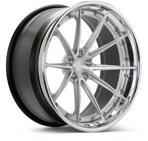 Jantes forgées en aluminium 3 pièces, jantes multi-pièces à rebord progressif, PCD personnalisé 5X100 5X108 5x114.3 5x112 5x115 5x120, modèle Mustang 3 S Y X - Product Image 6