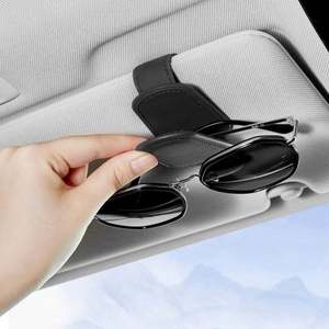 1pc Foldable Sunglasses <b>Holder</b> Motorhome <b>Car</b> Sunshades <b>Glasses</b> Case Strong Magnet <b>Glasses</b> Clip Home & <b>Car</b> Interior Accessories - Product Image 4