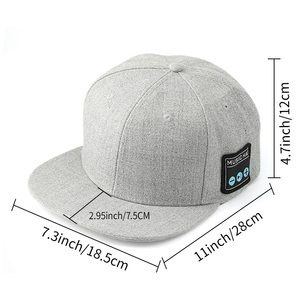 Casque audio sans fil YX2 2-en-1 pour la danse de rue en extérieur, avec double haut-parleur Bluetooth intégré au chapeau, idéal pour les festivals de musique et comme <span class=keywords><strong>cadeau</strong></span>. - Product Image 5