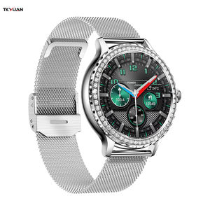 <span class=keywords><strong>Reloj</strong></span> inteligente deportivo TKYUAN NX19 para <span class=keywords><strong>mujer</strong></span>, rastreador de actividad física, Monitor de ritmo cardíaco, funciones de calendario de respuesta a llamadas compatibles <span class=keywords><strong>con</strong></span> Android - Product Image 4