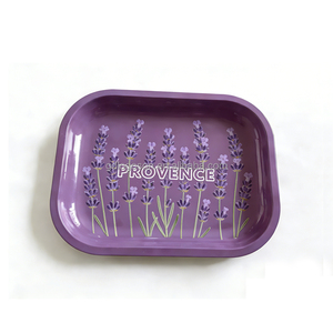 Plateau de service en métal personnalisé, cadeau, <span class=keywords><strong>Paris</strong></span>, France, Provence, boîte en étain polie, plateau à dîner - Product Image 1