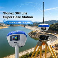 Peralatan Survei GNSS RTK Stonex S6II Lite Profesional, Penerima GPS, Penerima IMU, Berperingkat IP68, Suhu Operasi -30~65