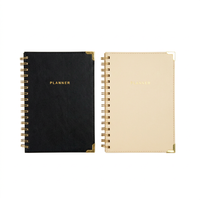 Carnets de notes personnalisés imprimés format A5, reliés par fil, style spirale, couverture en papier et en cuir, pour cadeau