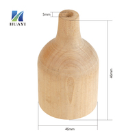Bouchons ronds en bois de hêtre de qualité supérieure pour diffuseurs à roseaux, bouchons à visser pour flacons et bouteilles