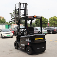 Chariot élévateur électrique 4x4 à batterie lithium nouvelle génération, autonomie super longue, pneus pleins, certifié CE ISO, entièrement personnalisable et sûr