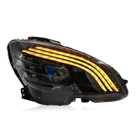 GZYLC Nuevo Faro Delantero LED Mejorado para Mercedes Benz Clase C W204 C200 C260 2008-2011, Actualización de Lámpara Delantera DRL para Automóvil Benz