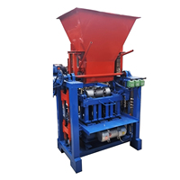 Extrudeuse de Briques Semi-Automatique 4-35 pour Briques Creuses/Pleines, Machine de Fabrication de Briques à Utilisation Facile