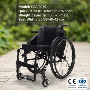 Fauteuil roulant pliable léger à dégagement rapide, scooter de mobilité motorisé tout-terrain, vente en gros - Product Image 1