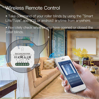 Tuya Smart WiFi Module de rideau Interrupteur de store pour volet roulant Moteur électrique Smart Life App Control Fonctionne avec Alexa Google Home